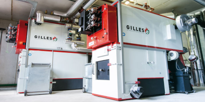 Gilles Biomass Heating Banner