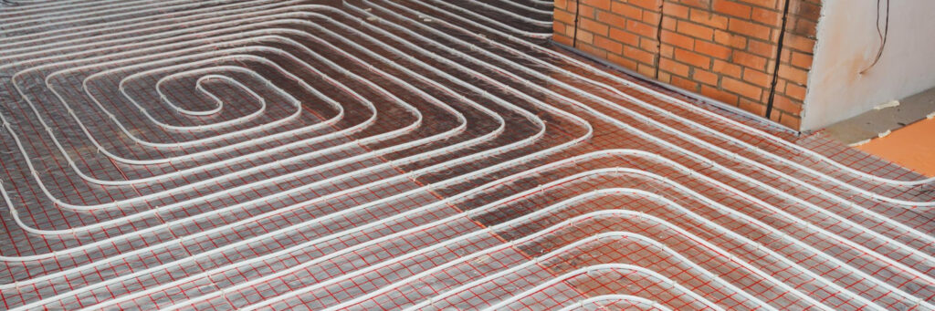 Underfloor Heating Banner Green Con